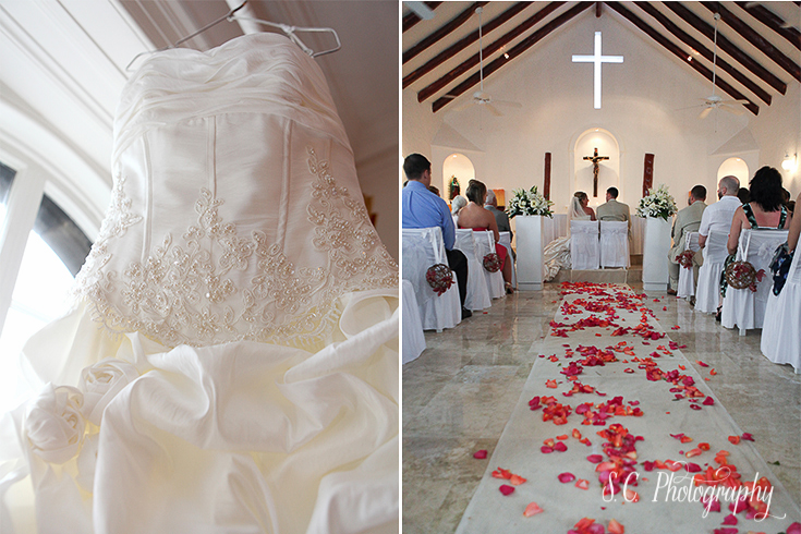 Wedding dress, cancun Mexico cathedral wedding, international destination wedding photographer